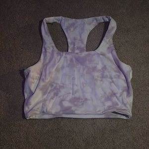 Tie dye sports bra/tank top